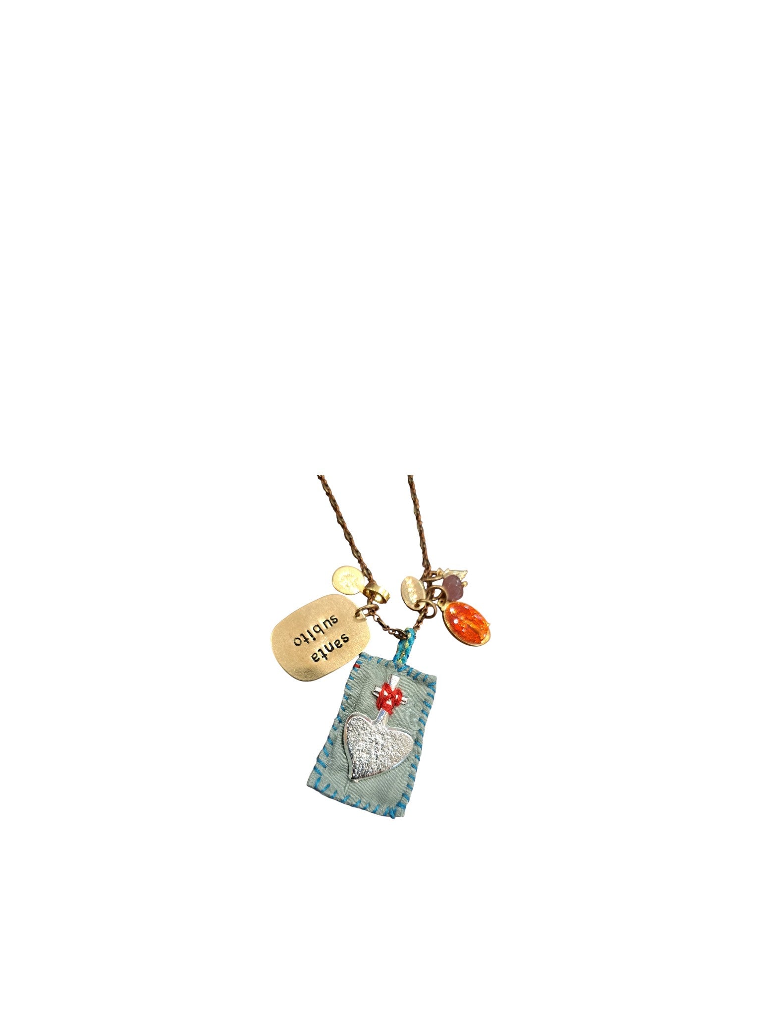 Collana milagritos "Santa subito" cielo