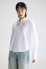 Camicia bianca in cotone
