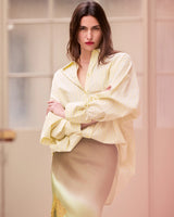 Camicia taglio maschile oversize