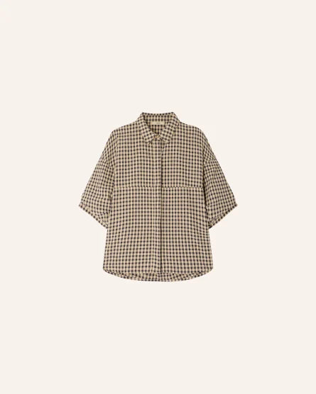 Camicia vichy maniche corte