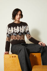 Maglia jacquard Veronique Leroy