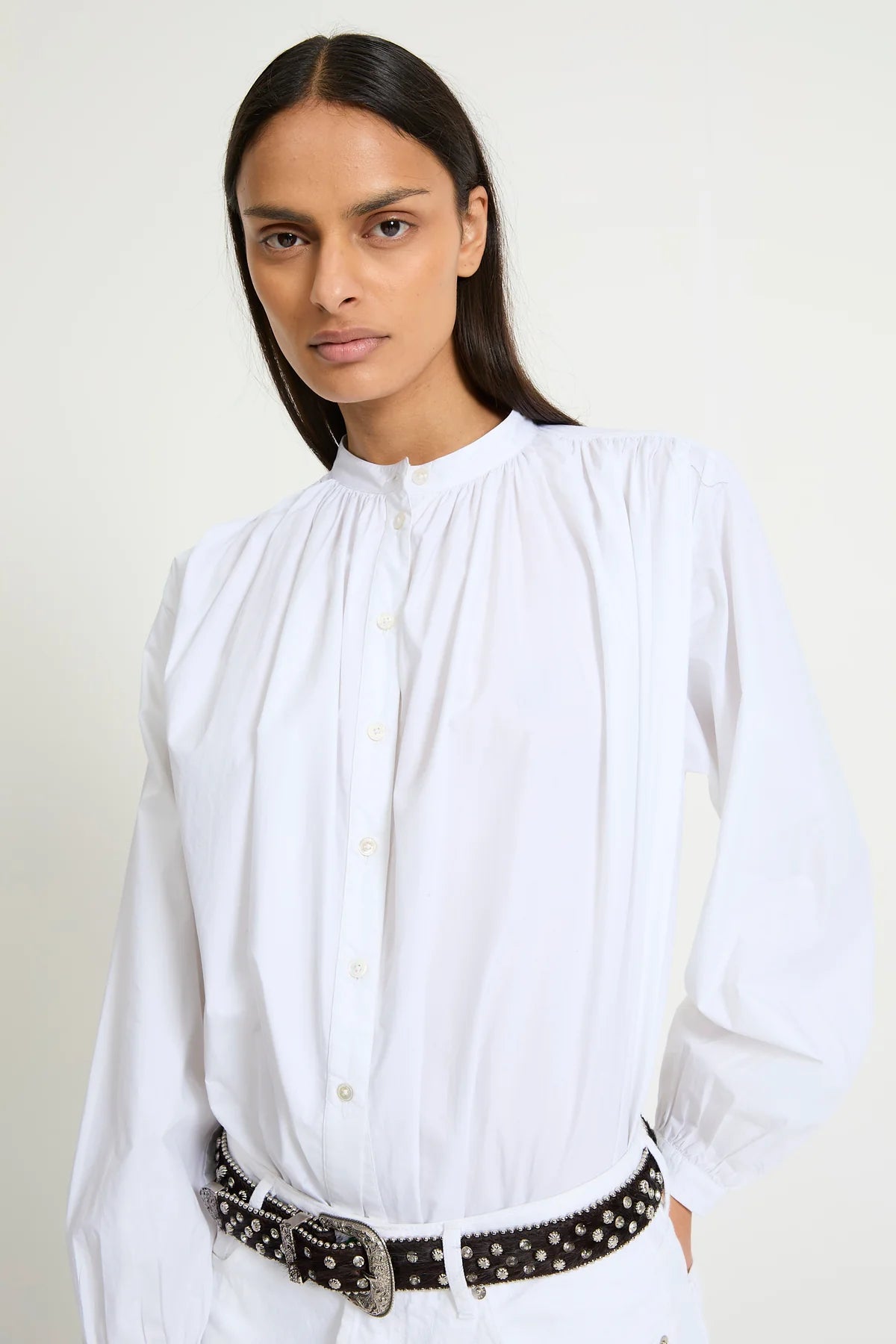 Camicia in cotone oversize