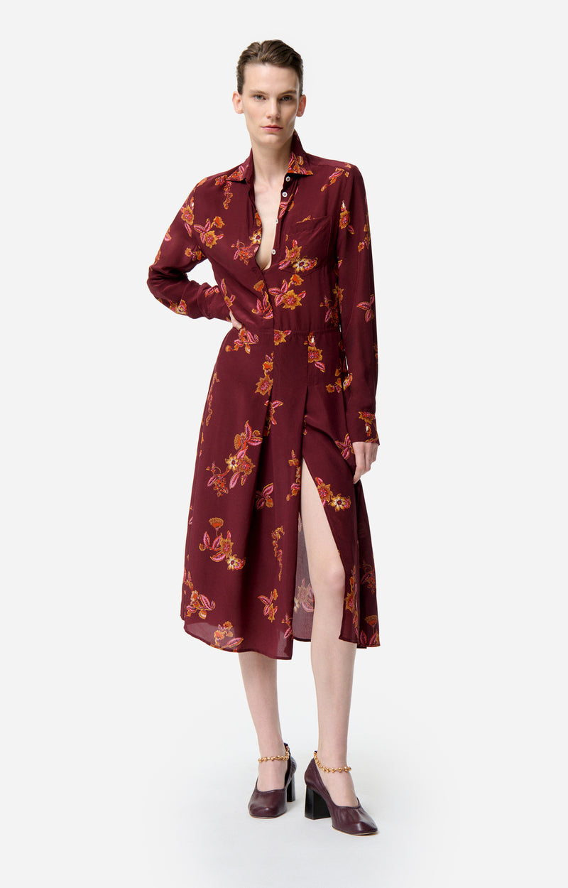 Abito midi in misto seta Vanessa Bruno