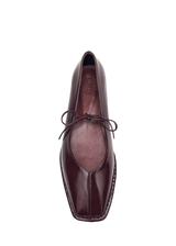 Ballerine in pelle bordeaux Alhoas