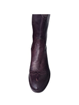 Stivaletto texano in pelle di bufalo