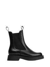 Beatle nero in pelle Poeve