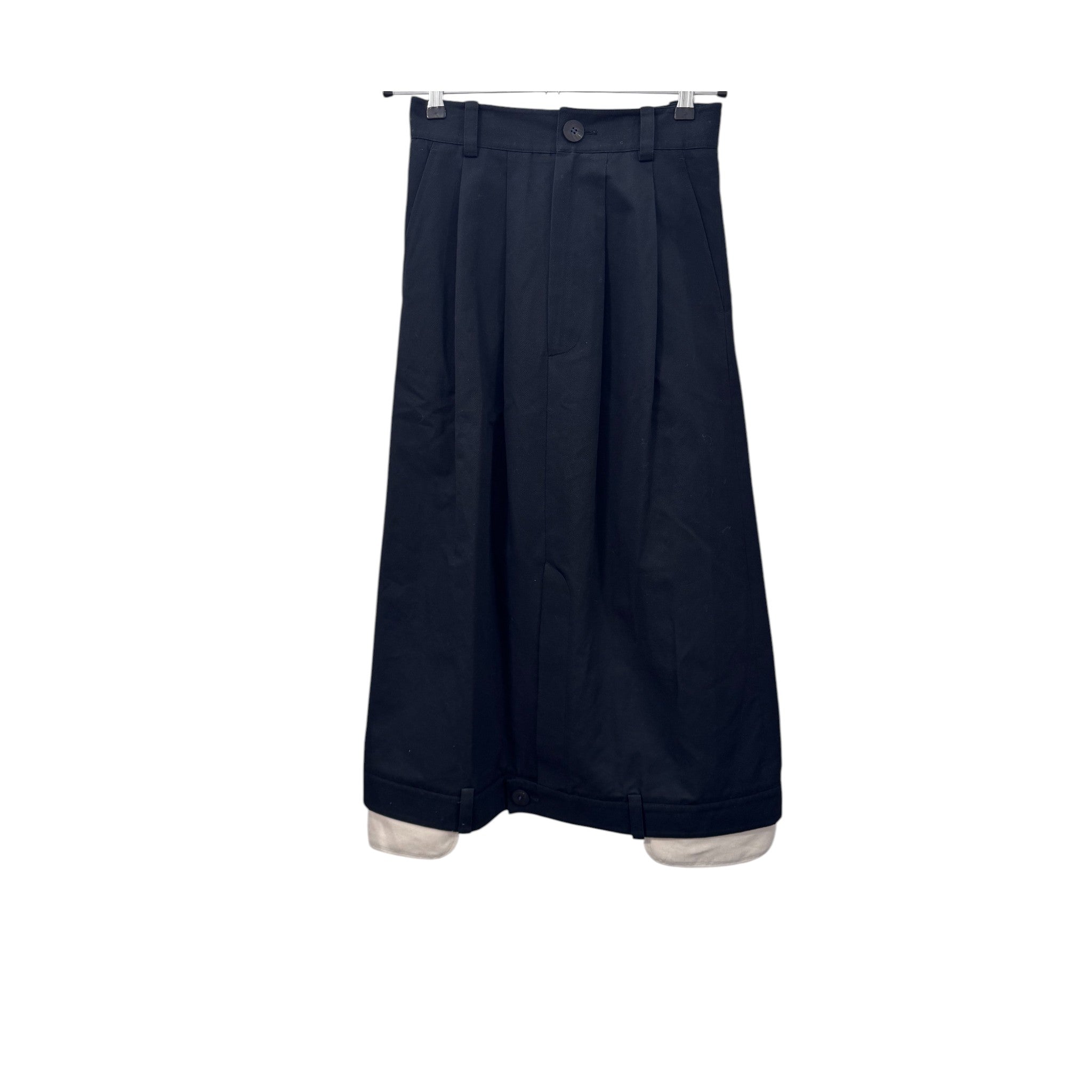 Gonna lunga in cotone canvas