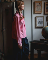 Blusa con colletto stondato
