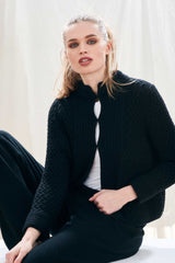 Cardigan in lana e cashmere