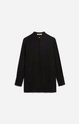 Blusa lunga in seta