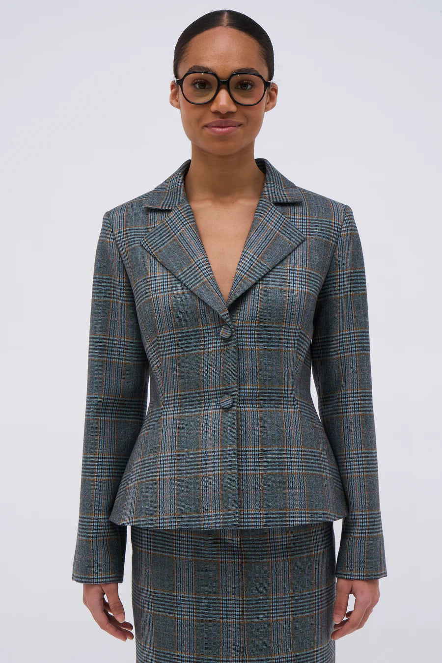Giacca sartoriale in lana vergine Principe di Galles
