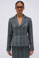 Giacca sartoriale in lana vergine Principe di Galles