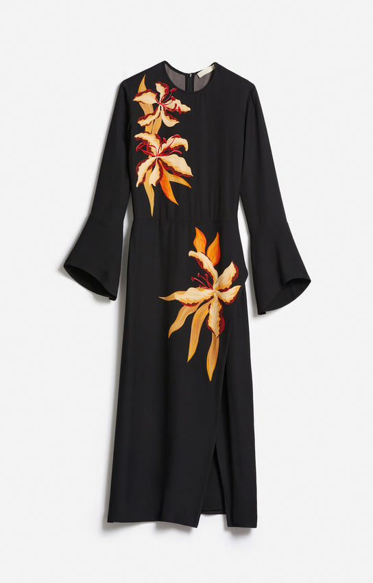 Abito lungo con fiore stampato Vanessa Bruno