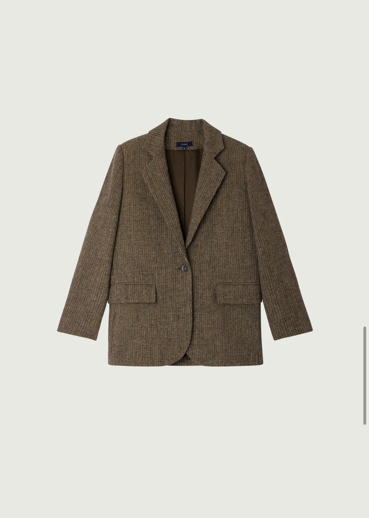 Giacca oversize in lana