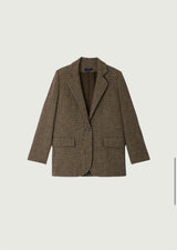 Giacca oversize in lana
