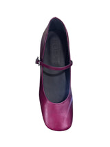 Ballerine modello mary jane in pelle