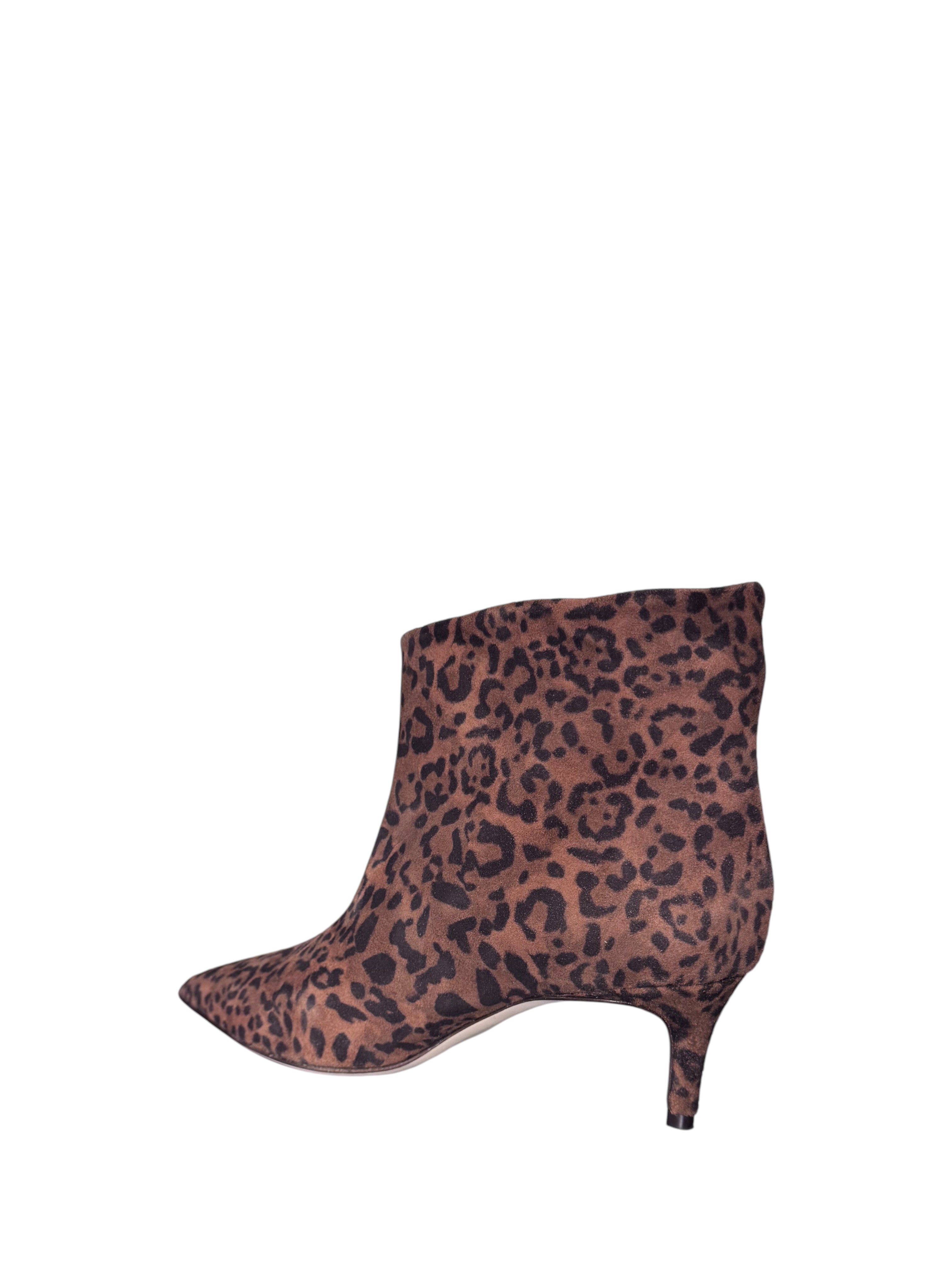 Tronchetto in pelle animalier