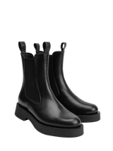 Beatle nero in pelle Poeve