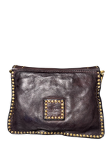 Tracolla Agnese Campomaggi con borchie fiore e strass