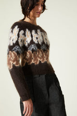 Maglia jacquard Veronique Leroy