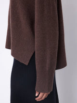 Maglia in cashmere girocollo