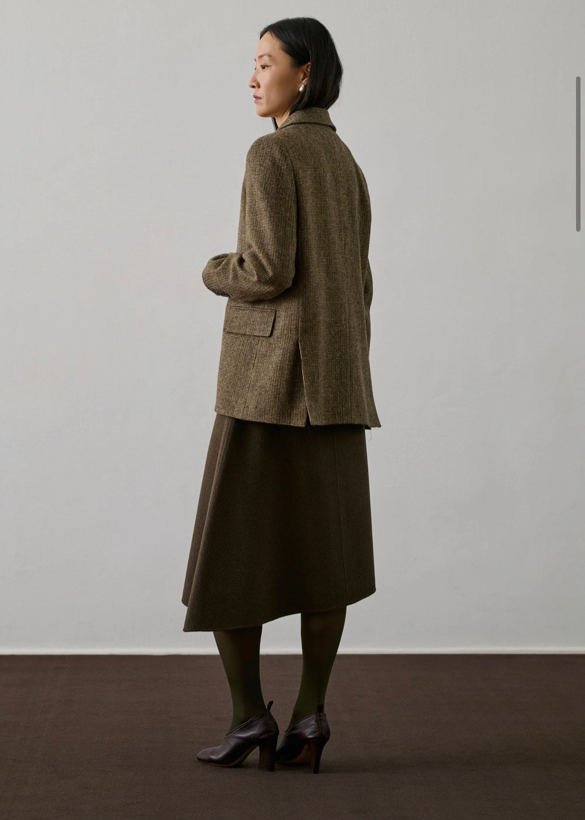 Giacca oversize in lana