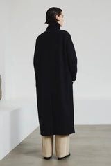 Cappotto in panno di lana infeltrito