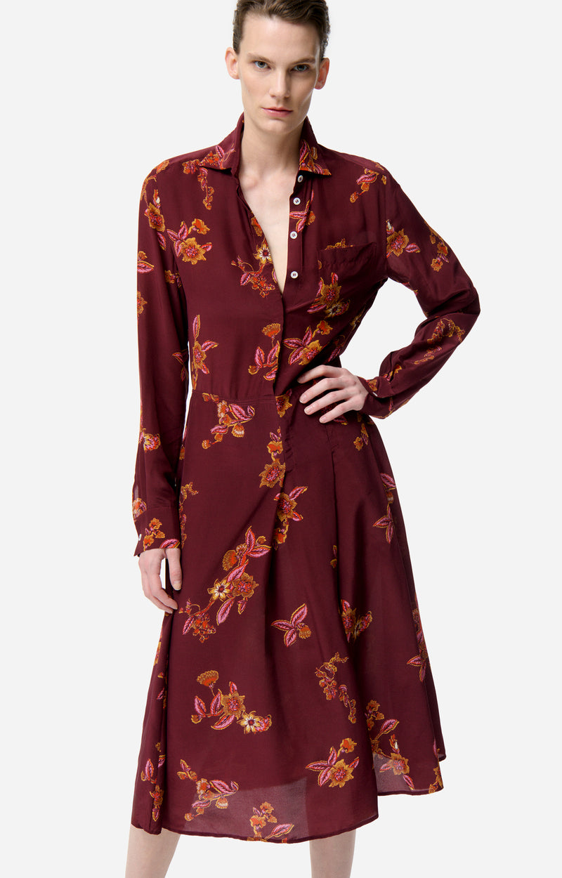 Abito midi in misto seta Vanessa Bruno