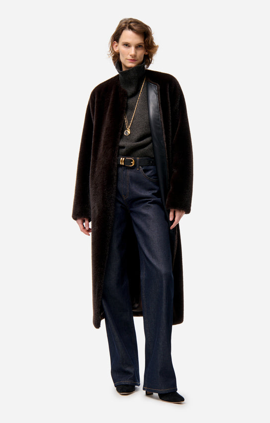 Cappotto in eco fur reversibile Vanessa Bruno