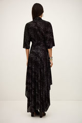 Abito lungo con paillettes