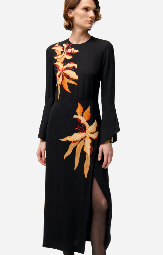 Abito lungo con fiore stampato Vanessa Bruno