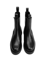 Beatle nero in pelle Poeve