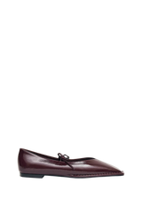 Ballerine in pelle bordeaux Alhoas