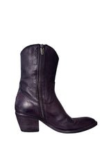 Stivaletto texano in pelle di bufalo