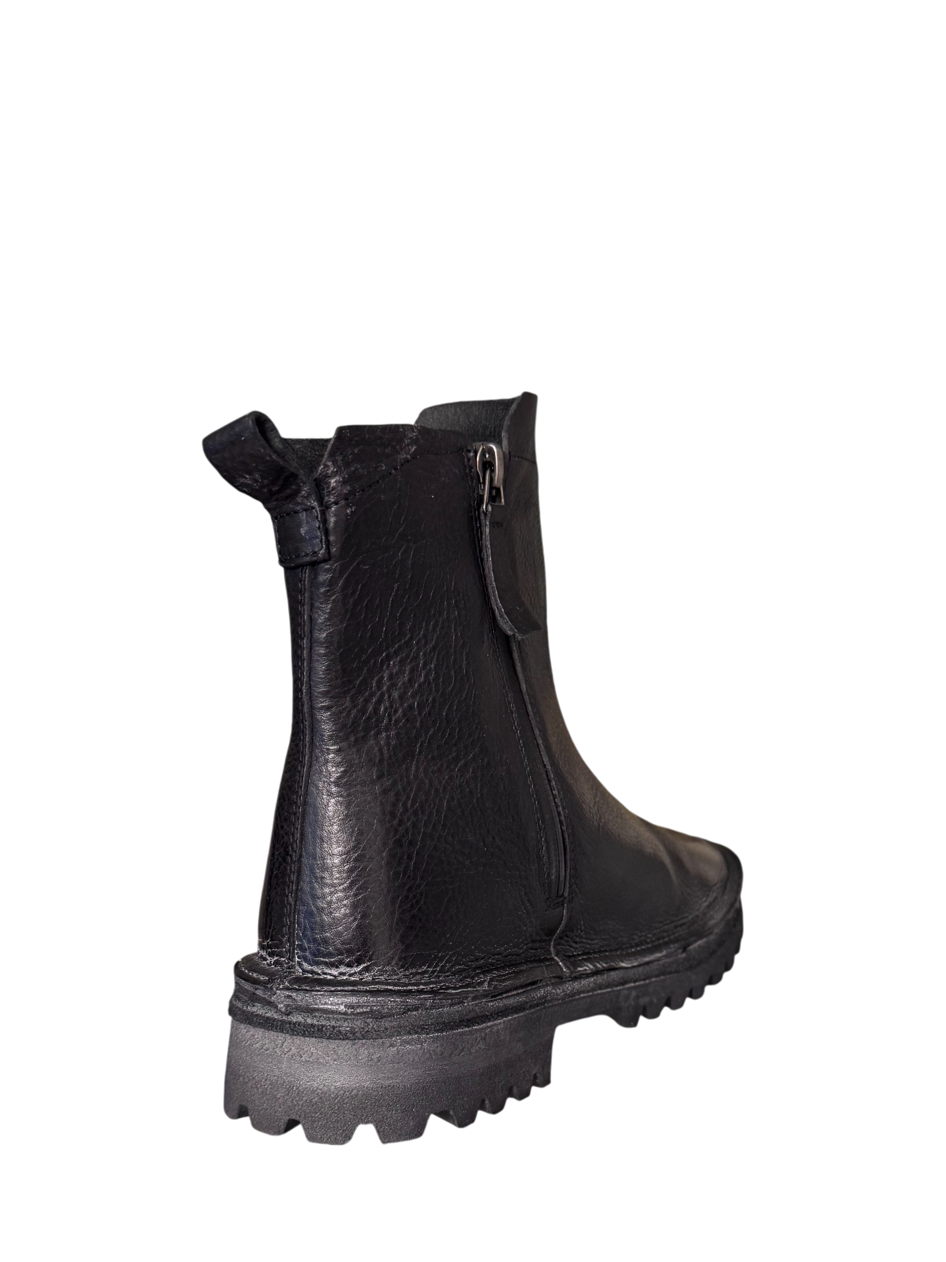 Tronchetto Moma in pelle invecchiata