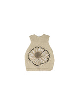 Gilet con ricamo realizzato a mano