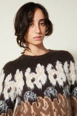 Maglia jacquard Veronique Leroy