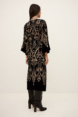 Abito midi scollo a V