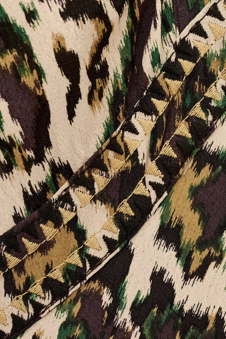 Abito lungo stampa multico