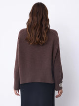 Maglia in cashmere girocollo
