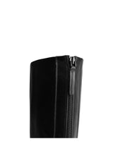 Stivale alto in pelle