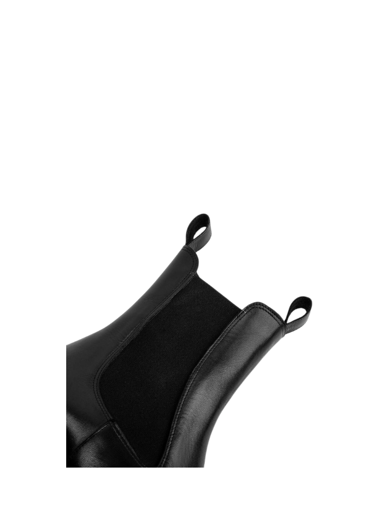 Beatle nero in pelle Poeve