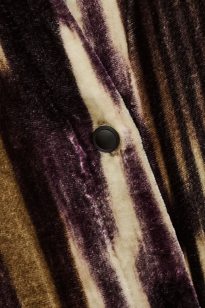 Camicia in velluto di viscosa e seta