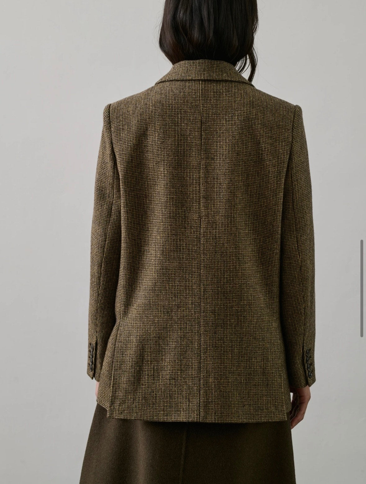 Giacca oversize in lana