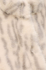 Bomber corto in eco fur