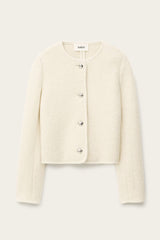 Giacca corta scollo tondo