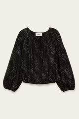 Blusa con brillantini