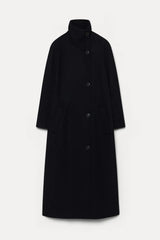 Cappotto in panno di lana infeltrito
