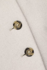 Giacca corta con collo in eco fur