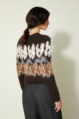 Maglia jacquard Veronique Leroy